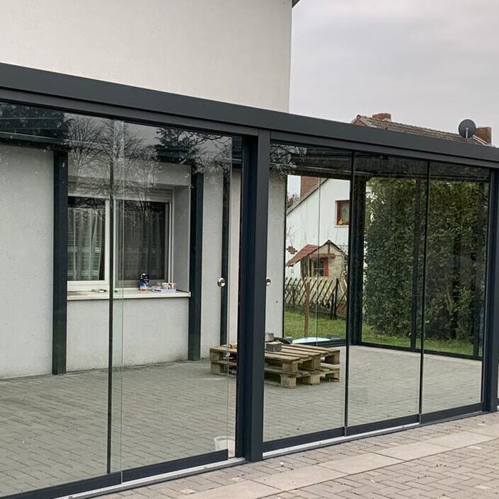 Glasschiebeelemente, Lichtblick Überdachungen